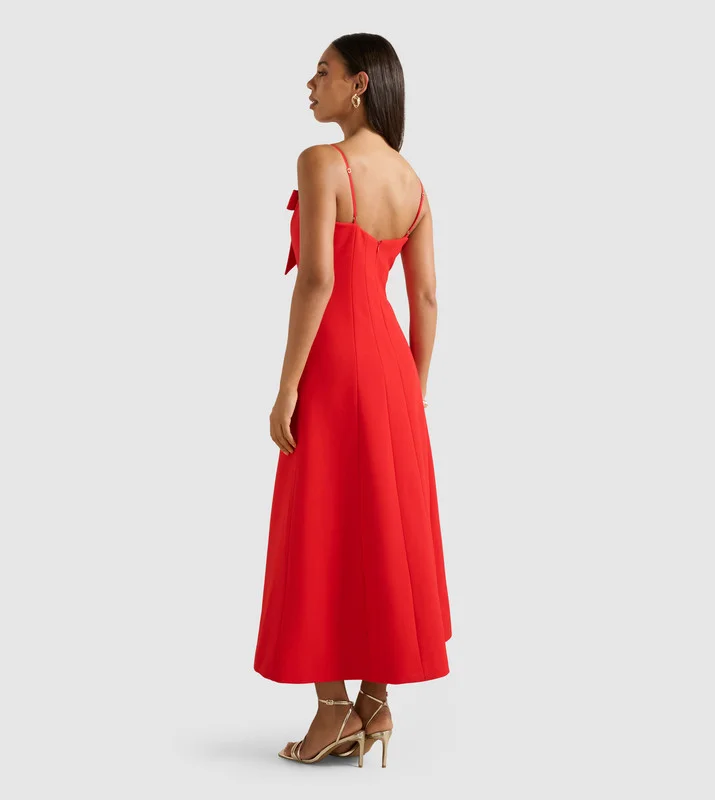 forever new HARLOW Bow Detail Midi Dress